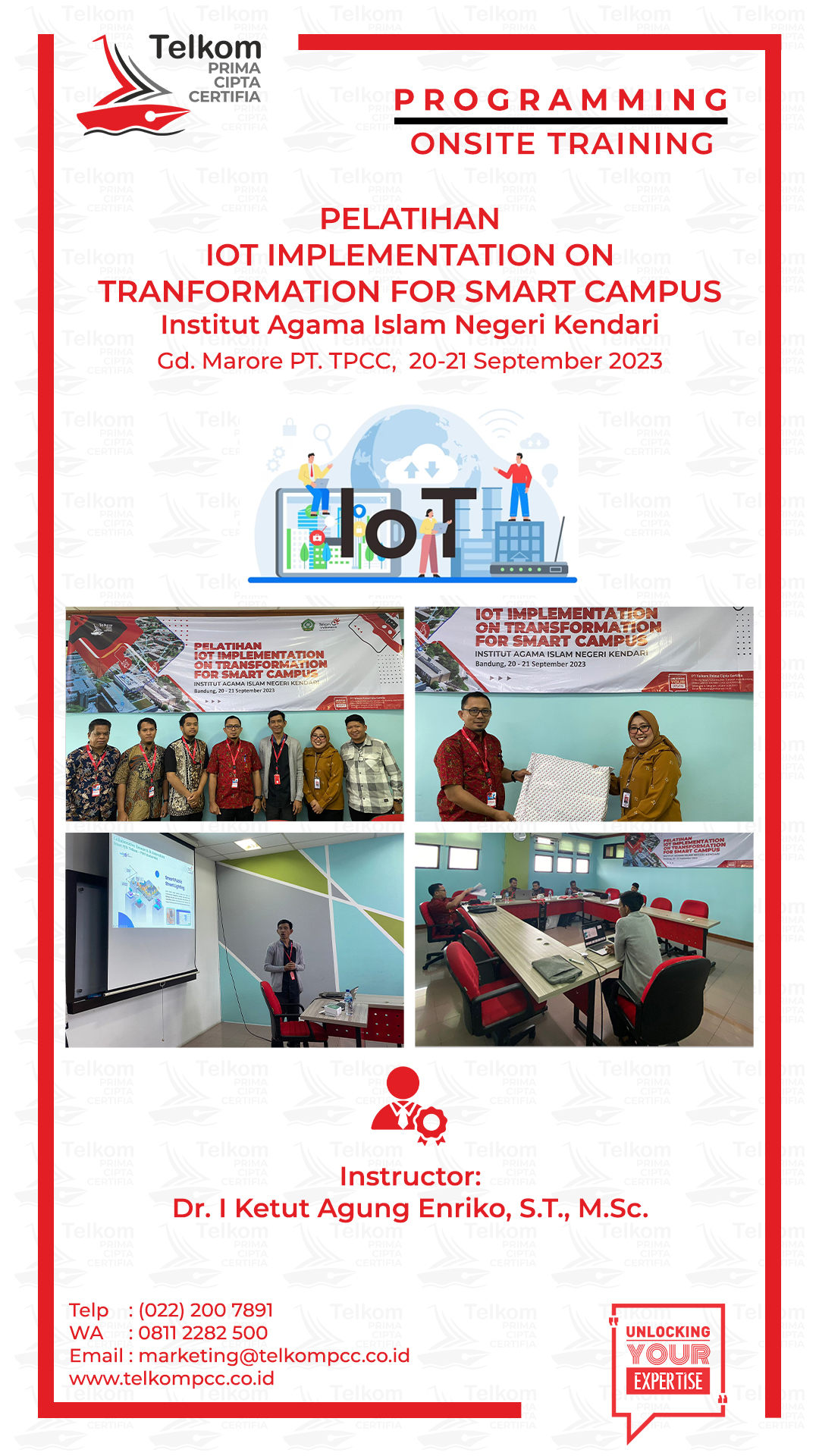 Pelatihan IOT Implementation On Transformation For Smart Campus